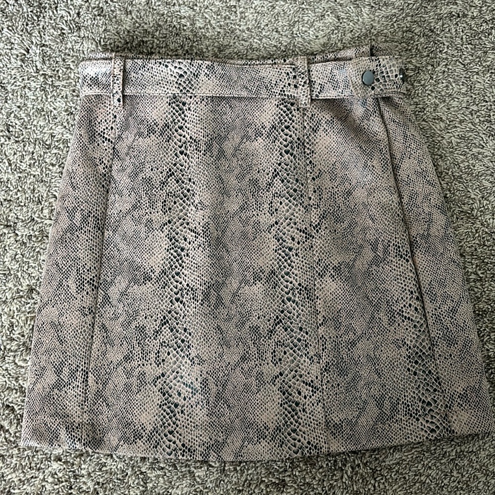 Snake skin skirt for women